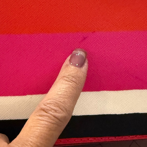 Kate Spade Multicolor Striped Tote and Matching Wallet EUC - Picture 13 of 15